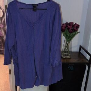 Lane Bryant Deep Purple Sweater